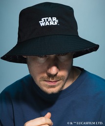 SAKAZEN（サカゼン）の「『STAR WARS/スター・ウォーズ』ハット ユニセックス デザイン帽子 「ミレニアム・ファルコン」「Xウイング･スターファイター」機体デザインプリント リバーシブル / サカゼン80周年記念 オリジナルデザイン（ハット）」