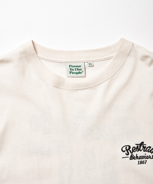 NO NEED(ノーニード)の「TIGER刺繍Tシャツ(Tシャツ/カットソー・メンズ・オフホワイト/ブラック/ブラウン/チャコール・M/L/LL)」の6枚目の写真