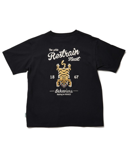 NO NEED(ノーニード)の「TIGER刺繍Tシャツ(Tシャツ/カットソー・メンズ・オフホワイト/ブラック/ブラウン/チャコール・M/L/LL)」の13枚目の写真