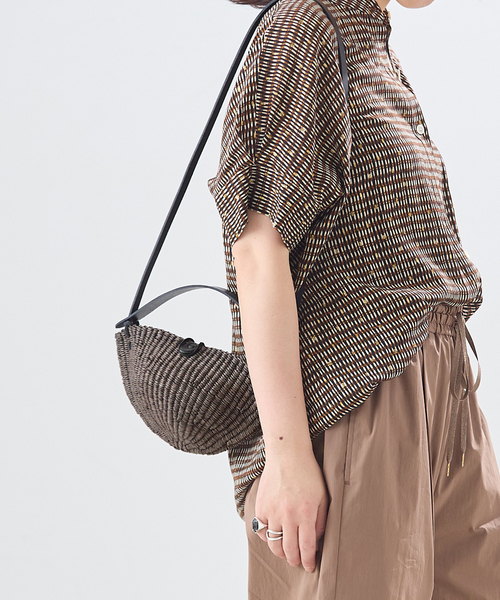INES BRESSAND】SMALL WALNUT：ショルダーバッグ（ショルダーバッグ 
