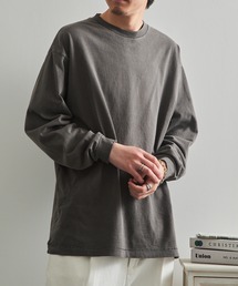 【LIFEMAX】6.5oz ピグメントダイ ロングスリーブTシャツ ロンT 無地 長袖 ヴィンテージ風 フェード 古着風 色落ち MS1171