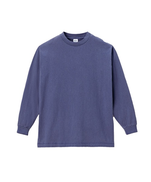 LIFEMAX（ライフマックス）の「【LIFEMAX】6.5oz ピグメントダイ ロングスリーブTシャツ ロンT 無地 長袖 ヴィンテージ風 フェード 古着風 色落ち MS1171（Tシャツ/カットソー・メンズ・オフホワイト/ブラック/ネイビー・S/M/L/XL）」の11枚目の写真