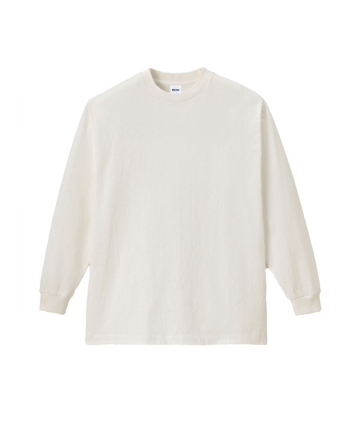 LIFEMAX（ライフマックス）の「【LIFEMAX】6.5oz ピグメントダイ ロングスリーブTシャツ ロンT 無地 長袖 ヴィンテージ風 フェード 古着風 色落ち MS1171（Tシャツ/カットソー・メンズ・オフホワイト/ブラック/ネイビー・S/M/L/XL）」の4枚目の写真
