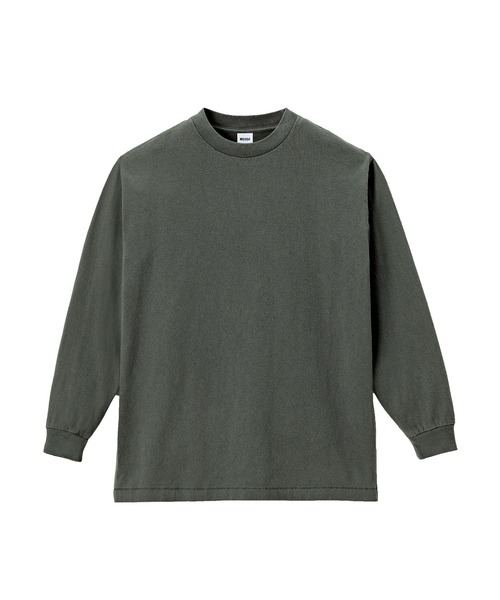 LIFEMAX（ライフマックス）の「【LIFEMAX】6.5oz ピグメントダイ ロングスリーブTシャツ ロンT 無地 長袖 ヴィンテージ風 フェード 古着風 色落ち MS1171（Tシャツ/カットソー・メンズ・オフホワイト/ブラック/ネイビー・S/M/L/XL）」の5枚目の写真