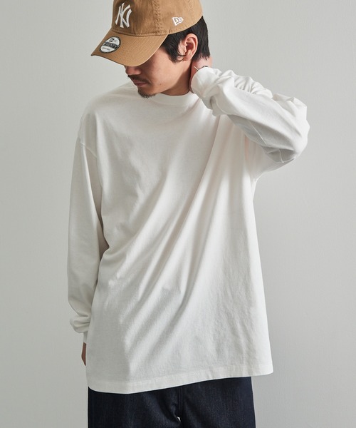 LIFEMAX（ライフマックス）の「【LIFEMAX】6.5oz ピグメントダイ ロングスリーブTシャツ ロンT 無地 長袖 ヴィンテージ風 フェード 古着風 色落ち MS1171（Tシャツ/カットソー・メンズ・オフホワイト/ブラック/ネイビー・S/M/L/XL）」の12枚目の写真
