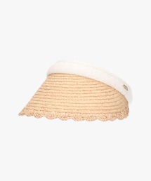 milsa(�~���T)��milsa  Raffia Scalloped VISOR / �~���T(�T���o�C�U�[)