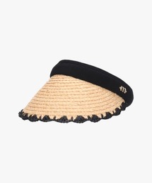 milsa(�~���T)��milsa  Raffia Scalloped VISOR / �~���T(�T���o�C�U�[)
