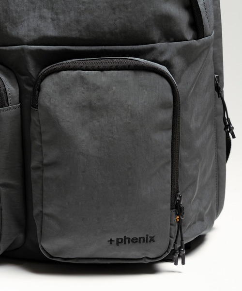 +phenix(プラスフェニックス)の「+phenix(プラスフェニックス)DUO BACKPACK / DUO バックパック(バックパック/リュック・メンズ・ブラック/グレー・ONE SIZE)」の8枚目の写真