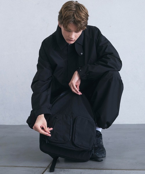 +phenix(プラスフェニックス)の「+phenix(プラスフェニックス)DUO BACKPACK / DUO バックパック(バックパック/リュック・メンズ・ブラック/グレー・ONE SIZE)」の16枚目の写真