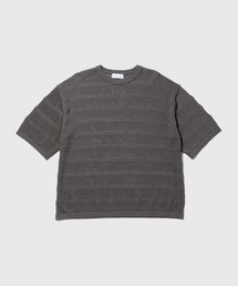 シアーボーダーニットTEE