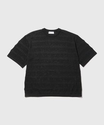 シアーボーダーニットTEE