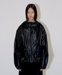 TWO WAY HOODIE JUMPER (black)