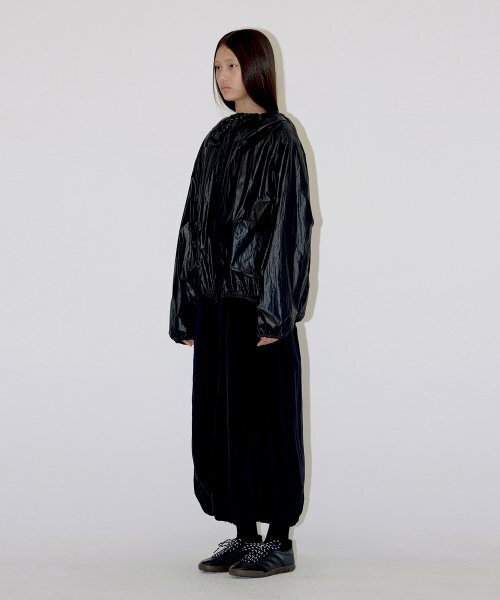 DIAGONAL（ダイアゴナル）の「TWO WAY HOODIE JUMPER (black)（ナイロンジャケット・レディース・その他・FREE）」の6枚目の写真