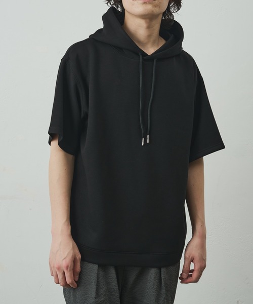 COLONY 2139(コロニートゥーワンスリーナイン)の「ダイバーポンチ半袖パーカー(Tシャツ/カットソー・メンズ・ブラック/ホワイト/ブルー/チャコールグレー・LARGE/MEDIUM)」の15枚目の写真