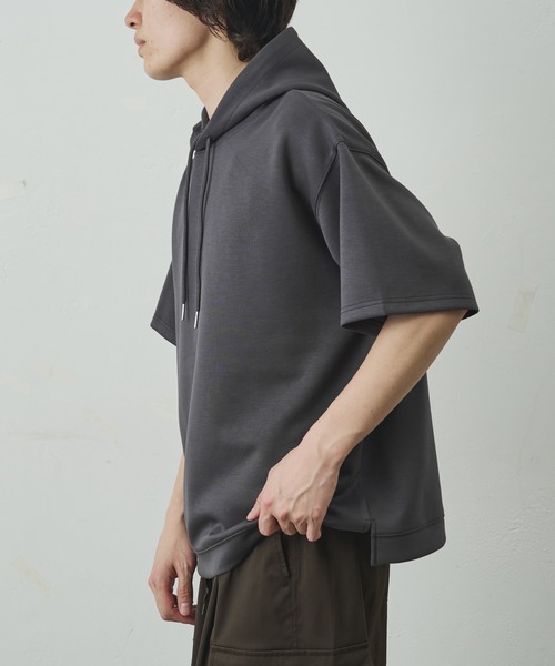 COLONY 2139(コロニートゥーワンスリーナイン)の「ダイバーポンチ半袖パーカー(Tシャツ/カットソー・メンズ・ブラック/ホワイト/ブルー/チャコールグレー・LARGE/MEDIUM)」の21枚目の写真