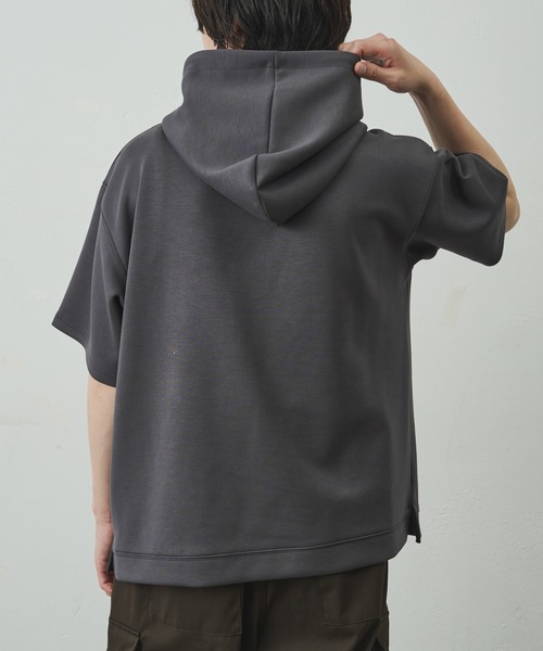 COLONY 2139(コロニートゥーワンスリーナイン)の「ダイバーポンチ半袖パーカー(Tシャツ/カットソー・メンズ・ブラック/ホワイト/ブルー/チャコールグレー・LARGE/MEDIUM)」の22枚目の写真
