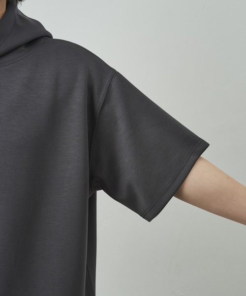 COLONY 2139(コロニートゥーワンスリーナイン)の「ダイバーポンチ半袖パーカー(Tシャツ/カットソー・メンズ・ブラック/ホワイト/ブルー/チャコールグレー・LARGE/MEDIUM)」の10枚目の写真