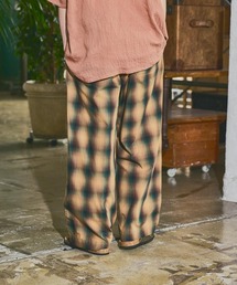 チェックブロードパンツ