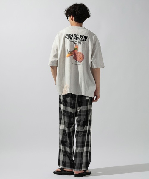 niko and...（ニコアンド）の「チェックブロードパンツ（その他パンツ・メンズ・ブラック/ブラウン/イエロー・MEDIUM/LARGE）」の5枚目の写真