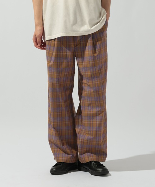 niko and...（ニコアンド）の「チェックブロードパンツ（その他パンツ・メンズ・ブラック/ブラウン/イエロー・MEDIUM/LARGE）」の9枚目の写真