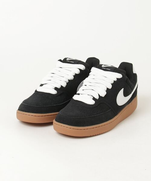 NIKE(ナイキ)の「ナイキ NIKE ナイキ コート ビジョン LO FL(スニーカー・メンズ・ブラック・25.5cm/26.0cm/25.0cm/26.5cm/27.0cm/27.5cm/28.0cm)」の1枚目の写真