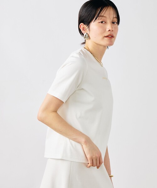NOLLEY’S Sophi(ノーリーズソフィ)の「《手洗い可能》W&Wベイシック丈ロゴTシャツ(Tシャツ/カットソー・レディース・ホワイト系その他3/ホワイト系その他2・38)」の10枚目の写真
