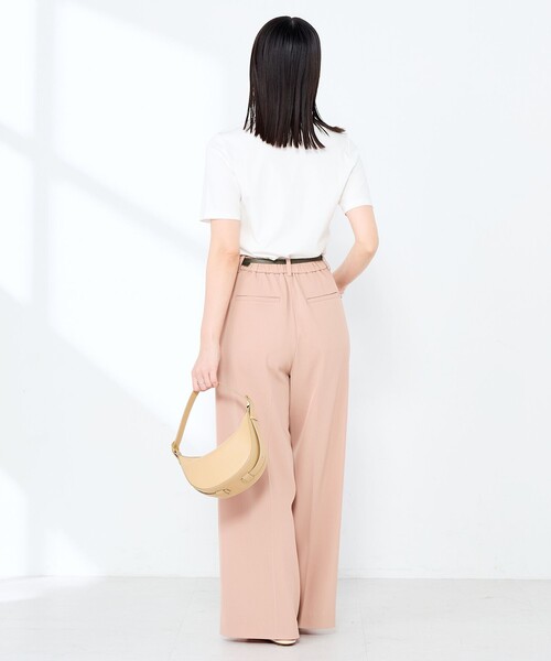 NOLLEY’S Sophi(ノーリーズソフィ)の「《手洗い可能》W&Wベイシック丈ロゴTシャツ(Tシャツ/カットソー・レディース・ホワイト系その他3/ホワイト系その他2・38)」の13枚目の写真