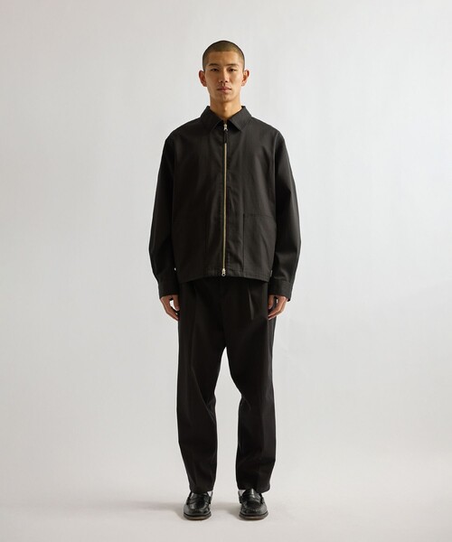 Saturdays NYC（サタデーズ ニューヨークシティ ）の「Harrison Zip Blouson（ブルゾン・メンズ・グレー/ブラック・S/L/M）」の7枚目の写真