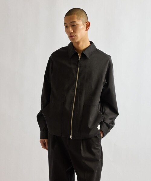 Saturdays NYC（サタデーズ ニューヨークシティ ）の「Harrison Zip Blouson（ブルゾン・メンズ・グレー/ブラック・S/L/M）」の3枚目の写真