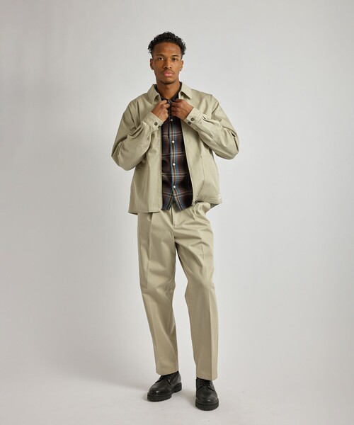 Saturdays NYC（サタデーズ ニューヨークシティ ）の「Harrison Zip Blouson（ブルゾン・メンズ・グレー/ブラック・S/L/M）」の17枚目の写真