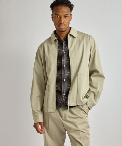 Saturdays NYC（サタデーズ ニューヨークシティ ）の「Harrison Zip Blouson（ブルゾン・メンズ・グレー/ブラック・S/L/M）」の5枚目の写真