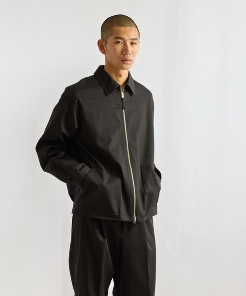 Saturdays NYC（サタデーズ ニューヨークシティ ）の「Harrison Zip Blouson（ブルゾン・メンズ・グレー/ブラック・S/L/M）」の4枚目の写真