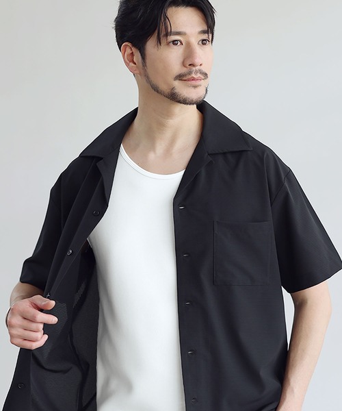 SPU(スプ)の「防シワ・抗ピリング・接触冷感・ウォッシャブル機能性ハイポンチタンクトップ(タンクトップ・メンズ・ブラック/グレー/ホワイト・S/XL/L/M)」の5枚目の写真