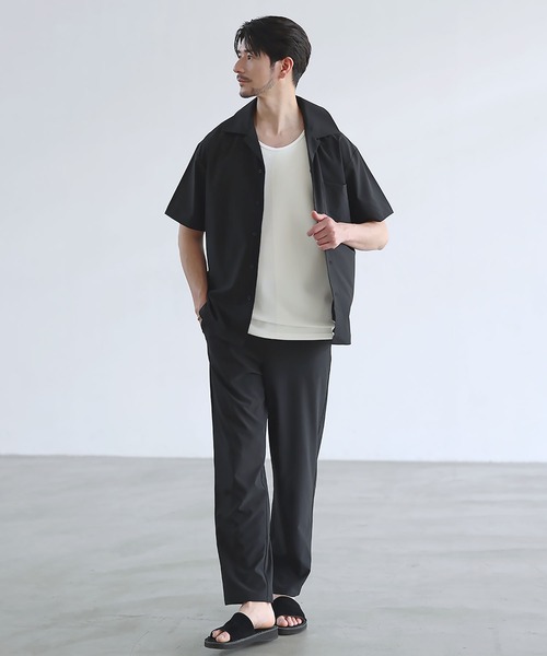 SPU(スプ)の「防シワ・抗ピリング・接触冷感・ウォッシャブル機能性ハイポンチタンクトップ(タンクトップ・メンズ・ブラック/グレー/ホワイト・S/XL/L/M)」の9枚目の写真