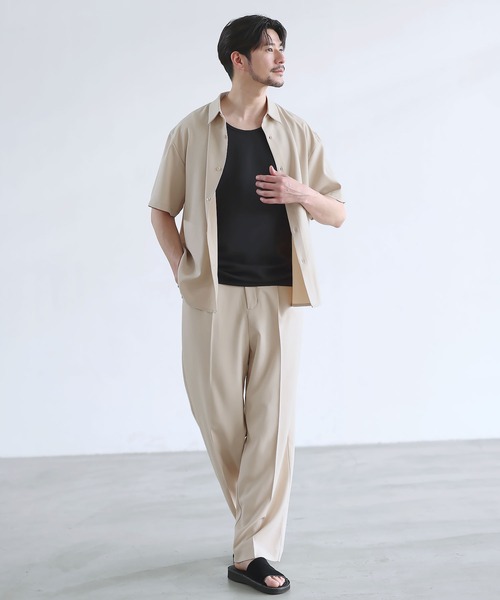 SPU(スプ)の「防シワ・抗ピリング・接触冷感・ウォッシャブル機能性ハイポンチタンクトップ(タンクトップ・メンズ・ブラック/グレー/ホワイト・S/XL/L/M)」の15枚目の写真