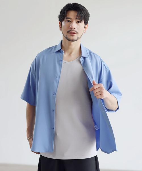 SPU(スプ)の「防シワ・抗ピリング・接触冷感・ウォッシャブル機能性ハイポンチタンクトップ(タンクトップ・メンズ・ブラック/グレー/ホワイト・S/XL/L/M)」の16枚目の写真