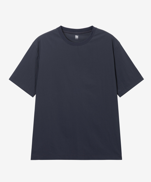 MINDBRIDGE（マインドブリッジ）の「[エアクール]マイクロエアホールレギュラーフィット半袖Tシャツ - 2カラー（Tシャツ/カットソー・メンズ・チャコールグレー/ベージュ・95/100/105/110）」の5枚目の写真