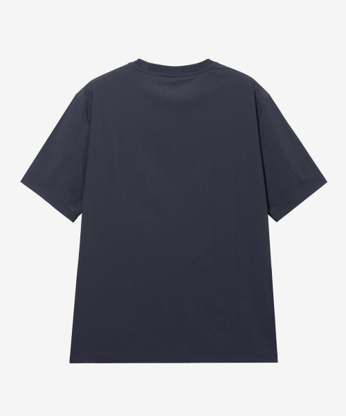 MINDBRIDGE（マインドブリッジ）の「[エアクール]マイクロエアホールレギュラーフィット半袖Tシャツ - 2カラー（Tシャツ/カットソー・メンズ・チャコールグレー/ベージュ・95/100/105/110）」の6枚目の写真