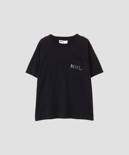 MHL.(エムエイチエル)の「PRINTED COTTON JERSEY TOP(Tシャツ/カットソー・メンズ・ホワイト/ブラック・MEDIUM/LARGE/SMALL/X-LARGE)」の6枚目の写真