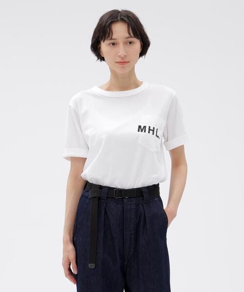 MHL.(エムエイチエル)の「PRINTED COTTON JERSEY TOP(Tシャツ/カットソー・メンズ・ホワイト/ブラック・MEDIUM/LARGE/SMALL/X-LARGE)」の10枚目の写真