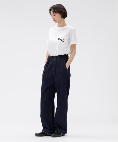 MHL.(エムエイチエル)の「PRINTED COTTON JERSEY TOP(Tシャツ/カットソー・メンズ・ホワイト/ブラック・MEDIUM/LARGE/SMALL/X-LARGE)」の11枚目の写真
