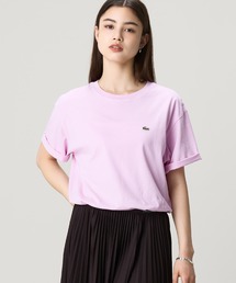 LACOSTE（ラコステ）の「クロップド丈 ピグメントダイTシャツ（Tシャツ/カットソー）」