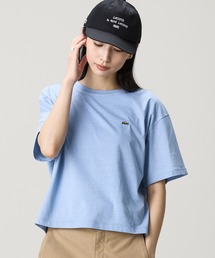 LACOSTE（ラコステ）の「クロップド丈 ピグメントダイTシャツ（Tシャツ/カットソー）」