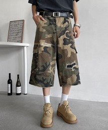 カモフラ柄ハーフパンツ