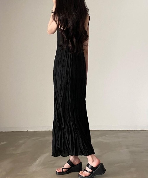 FREE STYLISTS（フリー スタイリスト）の「YUGA_YGMC　　Korean-style  Camisole summer dress（ワンピース・レディース・ホワイト/ブラック・FREE）」の18枚目の写真