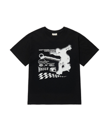 スケーターケイオーバーサイズ半袖Tシャツ(2色)
