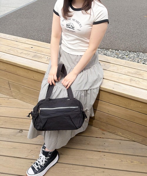 frunco(フランコ)の「【ZOZOTOWN限定】ナイロンボストンBAG(ボストンバッグ・レディース・ホワイト/ピンク/ブルー/ブラック・FREE)」の10枚目の写真