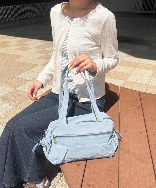 frunco(フランコ)の「【ZOZOTOWN限定】ナイロンボストンBAG(ボストンバッグ・レディース・ホワイト/ピンク/ブルー/ブラック・FREE)」の13枚目の写真