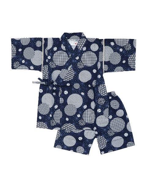 box408(ボックスヨンマルハチ)の「甚平 キッズ 男の子 上下セット 日本製生地 綿100% 子供(浴衣・キッズ・A/B/G/I/H/J/C/D/E/F/K/L/S/P/T/R/M/O/N/Q・100cm/110cm/120cm/130cm)」の5枚目の写真