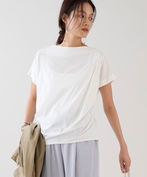 【marmors】アシメントリータックTシャツ